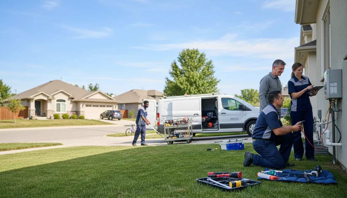 Tankless water heater service in Luther, OK